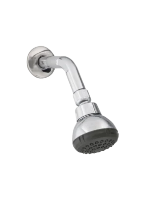 Ducha autolimpiante – redonda con brazo en J - Cromado