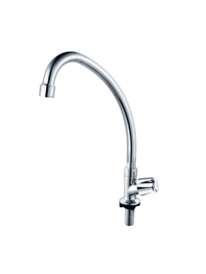 Llave para cocina de mesa – Pomo Star Metal - Cromado