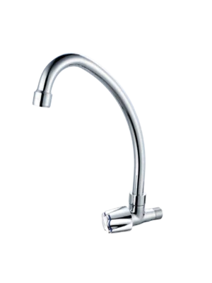 Llave para cocina de pared – Pomo Star Metal - Cromado