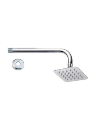 Ducha cuadrada 10×10 acero