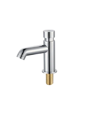 Llave temporizada baja para lavamanos - Cromado