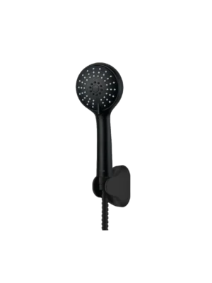 Kit ducha manual - teléfono + manguera - Negro Mate
