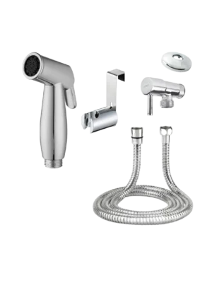 Kit ducha higiénica – pistola + llave divisora 1.2 m - Cromado