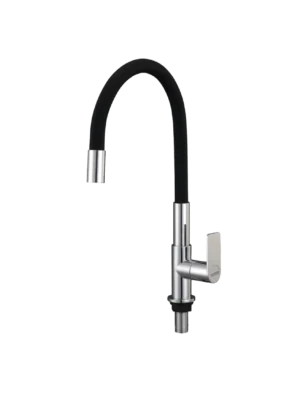 llave cocina mesa cromado negro