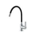 Mezcladora monomando de cocina cuello flexible