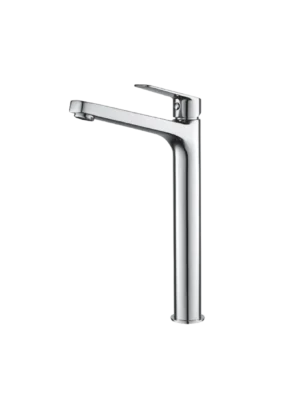 Mezcladora monomando de lavamanos manija Berlín alta - Cromado