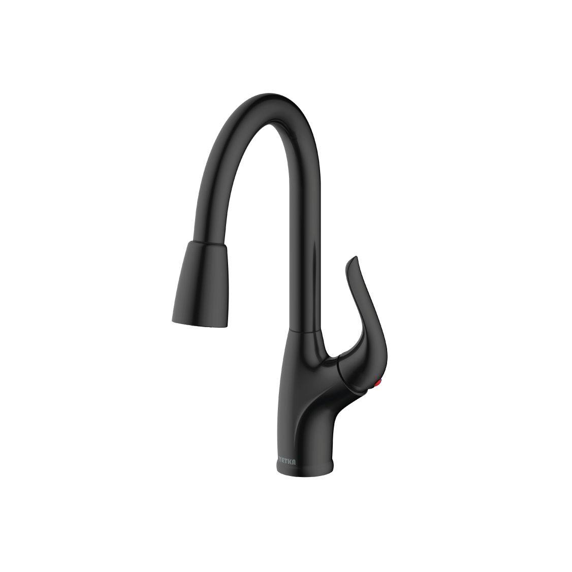 Mezcladora monomando de cocina Eros - Negro Mate