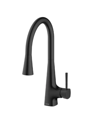 Mezcladora monomando de cocina Ponento - Negro Mate