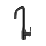 Mezcladora monomando de cocina Favoni cuello L - Negro Mate