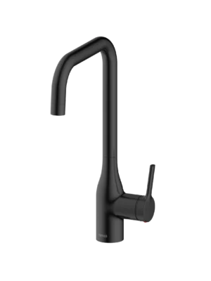 Mezcladora monomando de cocina Favoni cuello L - Negro Mate