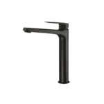 Mezcladora monomando de lavamanos manija Berlín alta - Negro Mate