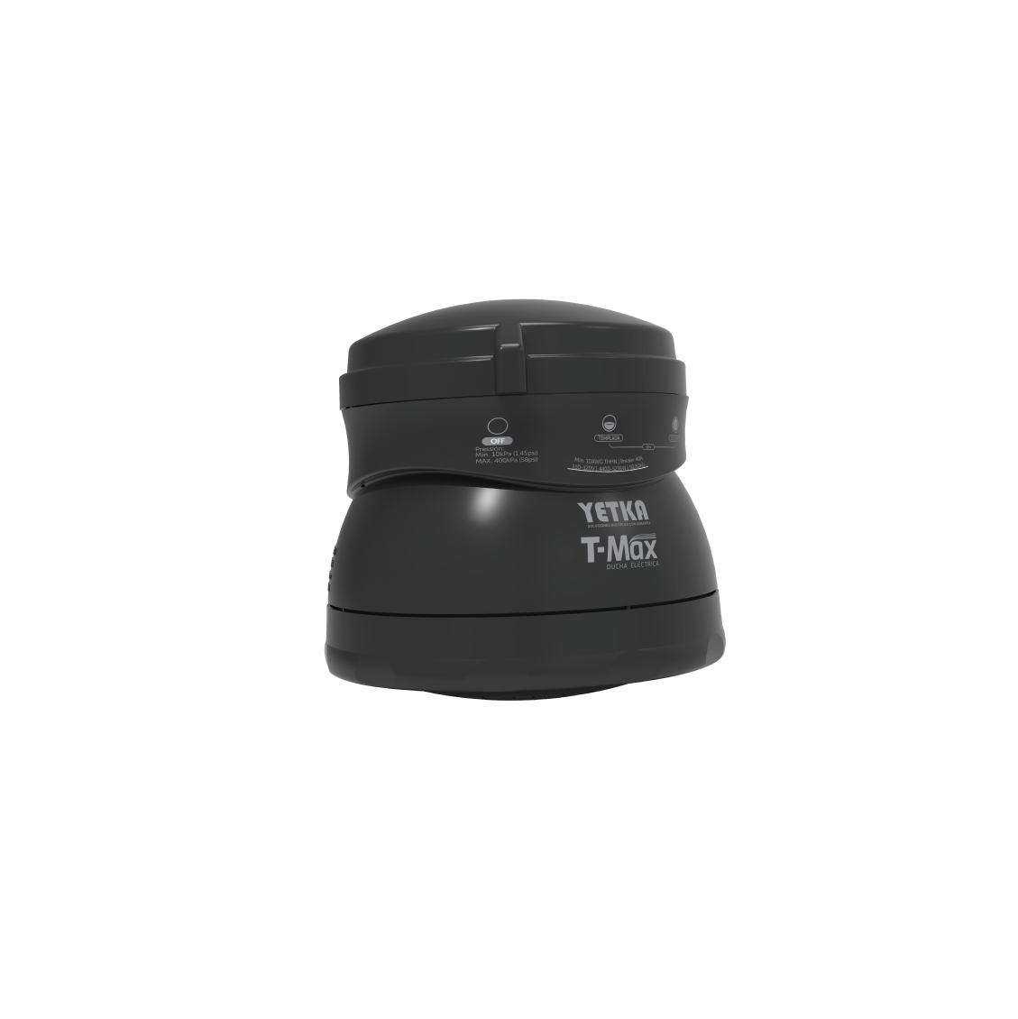 Ducha eléctrica T-Max – multitemperatura - Negro