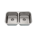 Fregadero doble 82×46 satinado