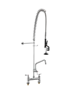 Mezcladora de cocina industrial de mesa 8" pico dual - Cromado