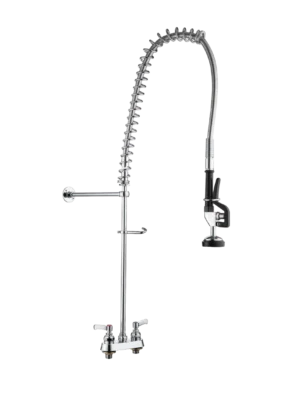 Mezcladora de cocina industrial de mesa 4" mono pico - Cromado