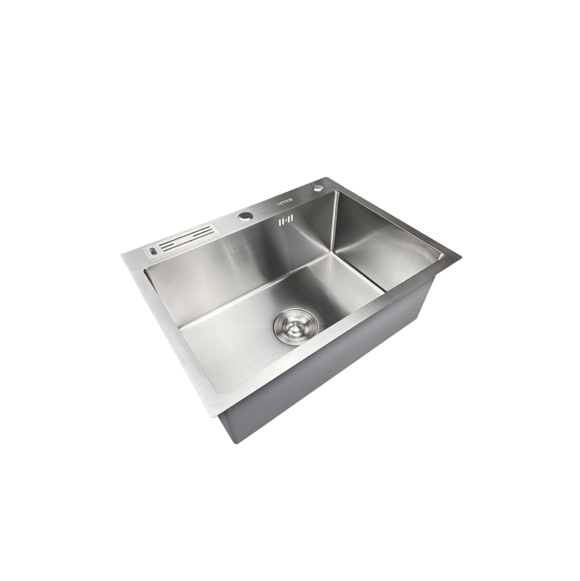 Fregadero de un pozo satinado