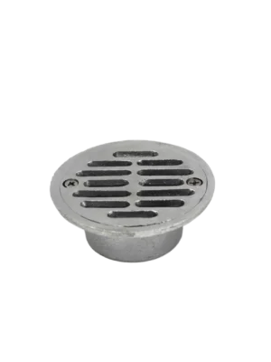 Rejilla redonda de aluminio tradicional - 110 mm