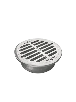 Rejilla redonda de aluminio reforzada - 160mm