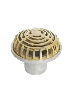 Rejilla cúpula mixta latón/aluminio - 50mm