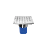 Rejilla cuadrada cromada 50 mm antiolor - Cromado