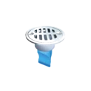 Rejilla redonda cromada 50 mm antiolor