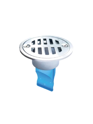 Rejilla redonda cromada 50 mm antiolor - Cromado