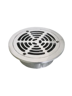 Rejilla redonda de aluminio reforzada - 110mm Concéntrico