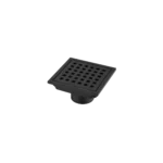 Rejilla cuadrada inoxidable diseño cuadrados 11 x 11 - Negro Mate