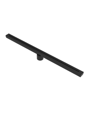Rejilla lineal inoxidable Slim – Uniline negra - 60cm