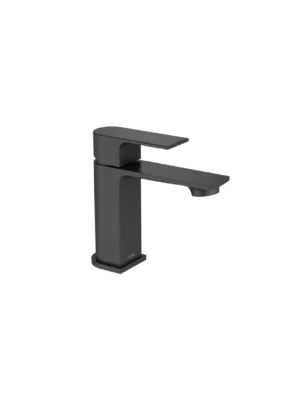 Mezcladora monomando lavamanos Enzo Bajo - Negro Mate
