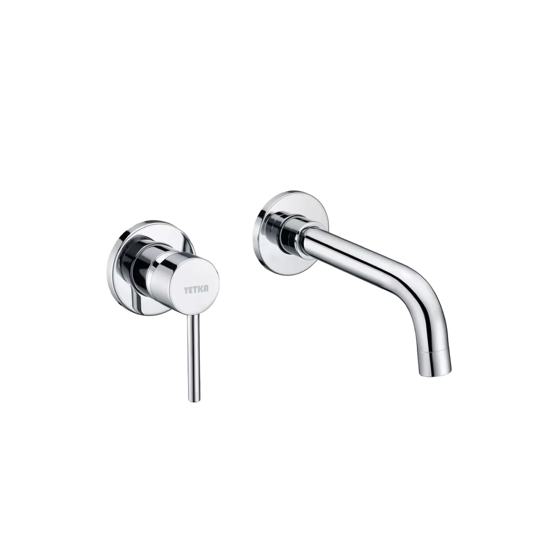 Mezcladora monomando lavamanos de pared Round Lever