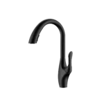 Mezcladora monomando de cocina Sirocco - Negro Mate