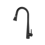 Mezcladora monomando de cocina Iris - Negro Mate