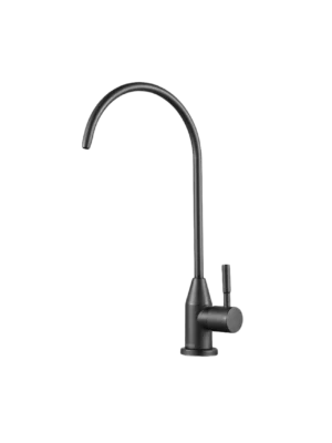 Llave para agua filtrada M1 Round Lever - Negro Mate