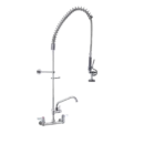 Mezcladora de cocina industrial de pared pico dual alta