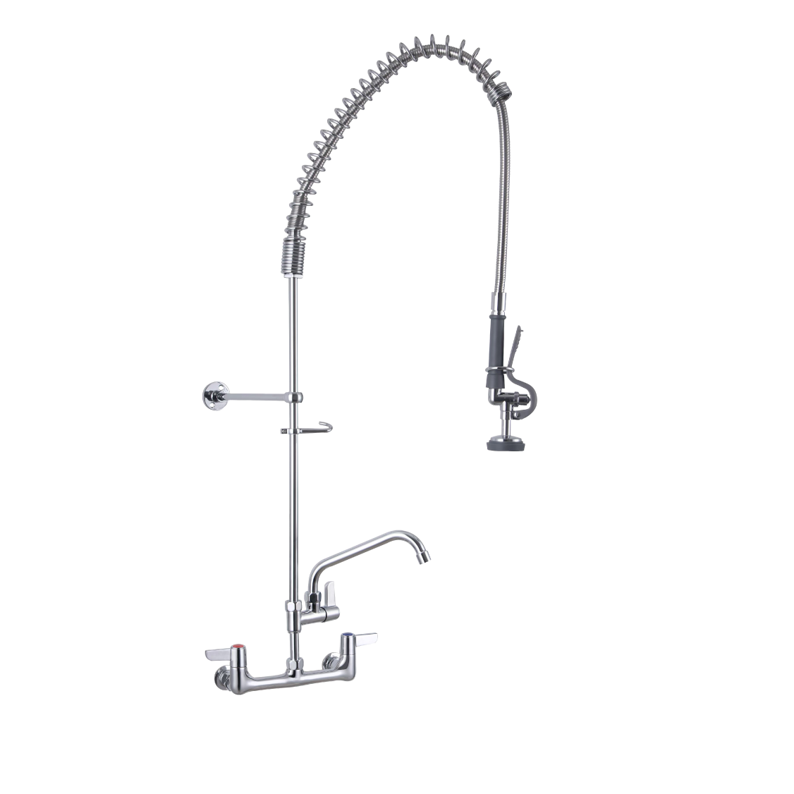 Mezcladora de cocina industrial de pared pico dual alta