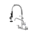 Mezcladora de cocina industrial de pared pico dual baja