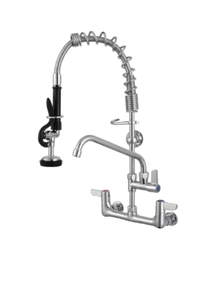 Mezcladora de cocina industrial de pared pico dual baja