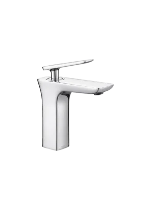 Mezcladora monomando de lavamanos Olympus baja - Cromado
