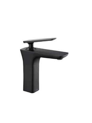 Mezcladora monomando de lavamanos Olympus baja - Negro Mate