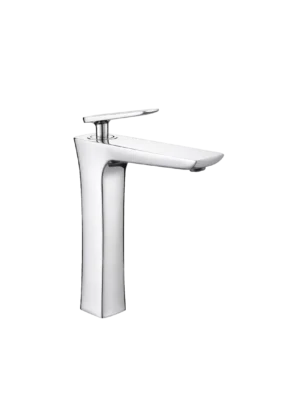 Mezcladora monomando de lavamanos Olympus alta - Cromado