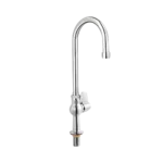 Llave de cocina industrial de mesa pico en C alto - Cromado