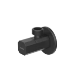 Llave de paso angular 1/2" x 1/2" 1/4 de vuelta - Negro Mate