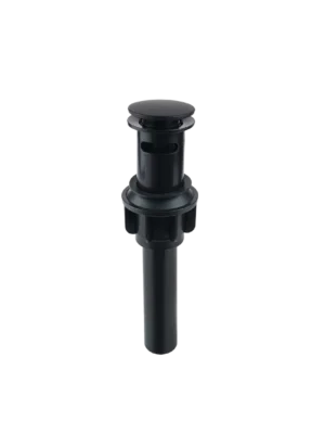 Desagüe con Guía Push para Lavamanos 1 1/4" - Negro Mate