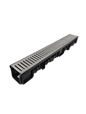 Rejilla de Exterior con Tapa de Acero Inoxidable 304 – Módulo 100 cm - Acero Inoxidable