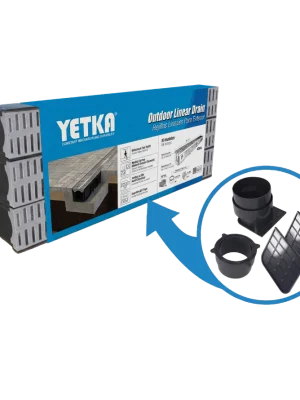 Rejilla de Exterior con Tapa de Plástico - Kit 3 metros