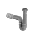 Sifón flexible universal Premium - Gris