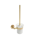 Escobillero con Vaso de Vidrio Serie 227 - Dorado