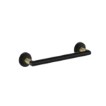 Toallero de Argolla Serie 234 - Negro / Dorado