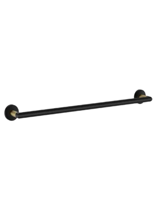 Toallero de Barra Serie 234 - Negro / Dorado